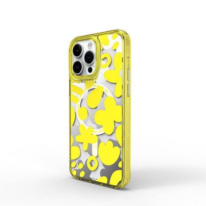 iPhone 15 Pro Max Kılıf M-safe Şarj Özellikli Boya Desenli Wiwu Fluorescent G Serisi Kapak