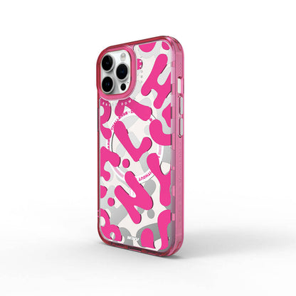 iPhone 15 Pro Max Kılıf M-safe Şarj Özellikli Boya Desenli Wiwu Fluorescent G Serisi Kapak