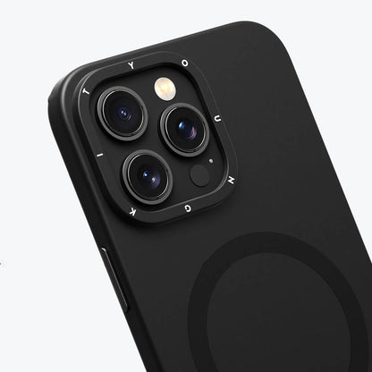 iPhone 15 Pro Max Kılıf M-safe Şarj Özellikli Çizilmeye ve Aşınmaya Dayanıklı Youngkit Velvet Serisi Kapak