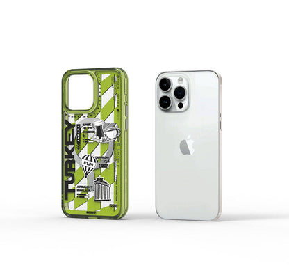 iPhone 15 Pro Max Kılıf M-safe Şarj Özellikli Desenli Wiwu Turkey A Serisi Kapak