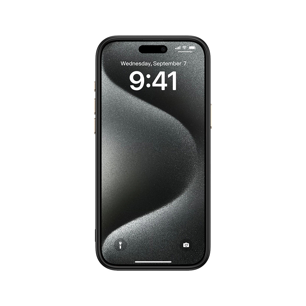 Apple iPhone 15 Pro Max Kılıf M-safe Şarj Özellikli Karbon Fiber Görünümlü Zore Antina Kapak