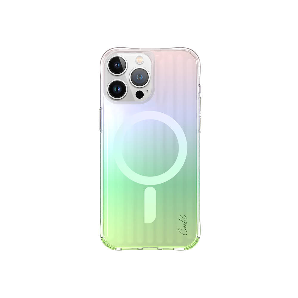 iPhone 15 Pro Max Kılıf M-safe Şarj Özellikli Parlayan Arka Yüzey Coehl Linear Kapak