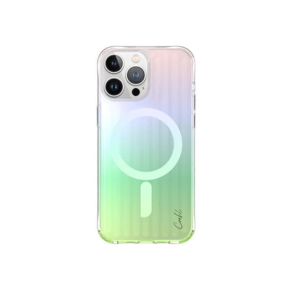 iPhone 15 Pro Max Kılıf M-safe Şarj Özellikli Parlayan Arka Yüzey Coehl Linear Kapak
