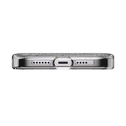 iPhone 15 Pro Max Kılıf M-safe Şarj Özellikli Parlayan Simli Şeffaf Lisanslı Switcheasy Starfield-M Kapak