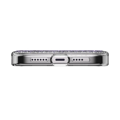 iPhone 15 Pro Max Kılıf M-safe Şarj Özellikli Parlayan Simli Şeffaf Lisanslı Switcheasy Starfield-M Kapak