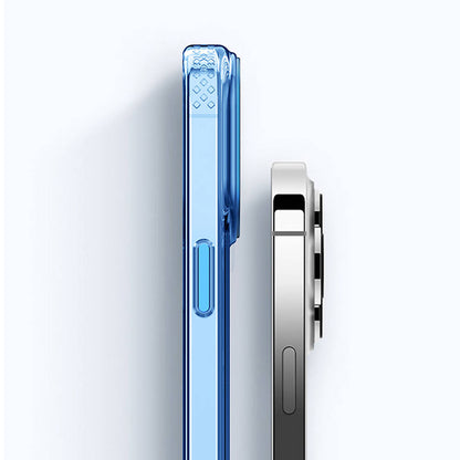 iPhone 15 Pro Max Kılıf M-safe Şarj Özellikli Saydam Arka Yüzey Recci Crystal Color Serisi Kapak