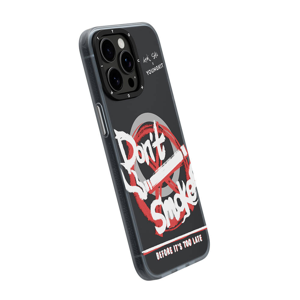 iPhone 15 Pro Max Kılıf M-safe Şarj Özellikli Shu Tasarımlı Youngkit City Serisi Kapak