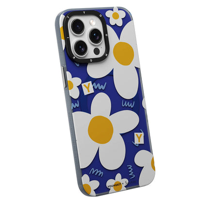 iPhone 15 Pro Max Kılıf M-safe Şarj Özellikli Sunshine Tasarımlı Youngkit Spring Breeze Serisi Kapak