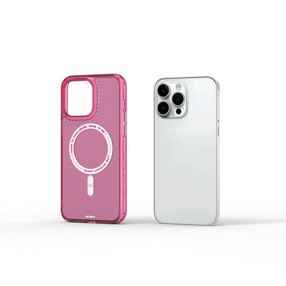 iPhone 15 Pro Max Kılıf M-safe Şarj Özellikli Wiwu Basic Color J Serisi Kapak