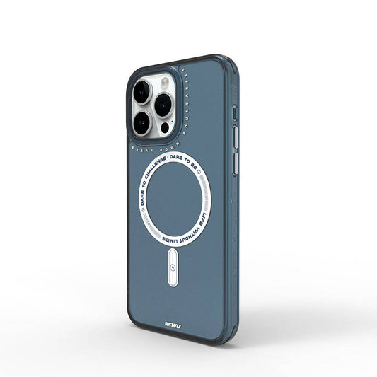 iPhone 15 Pro Max Kılıf M-safe Şarj Özellikli Wiwu Basic Color J Serisi Kapak