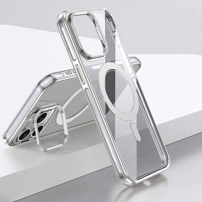iPhone 15 Pro Max Kılıf M-safe Şarj Özellikli Wlons Standlı Efsane Kapak