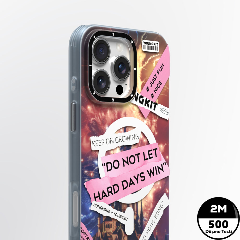 iPhone 15 Pro Max Kılıf M-safe Şarj Özellikli Youngkit A-City Serisi Kapak