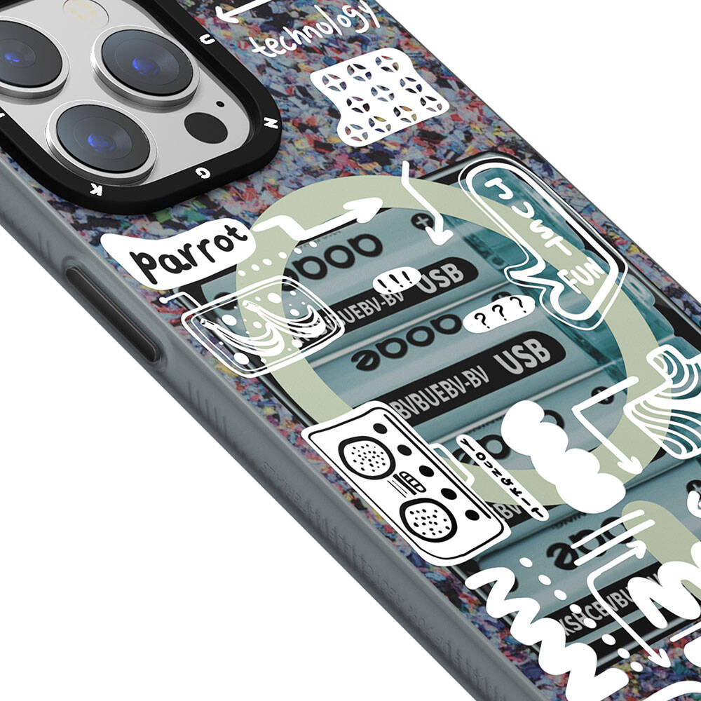 iPhone 15 Pro Max Kılıf M-safe Şarj Özellikli Youngkit Dark Matter Serisi Kapak
