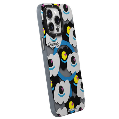 iPhone 15 Pro Max Kılıf M-safe Şarj Özellikli Youngkit Happy View Serisi Kapak