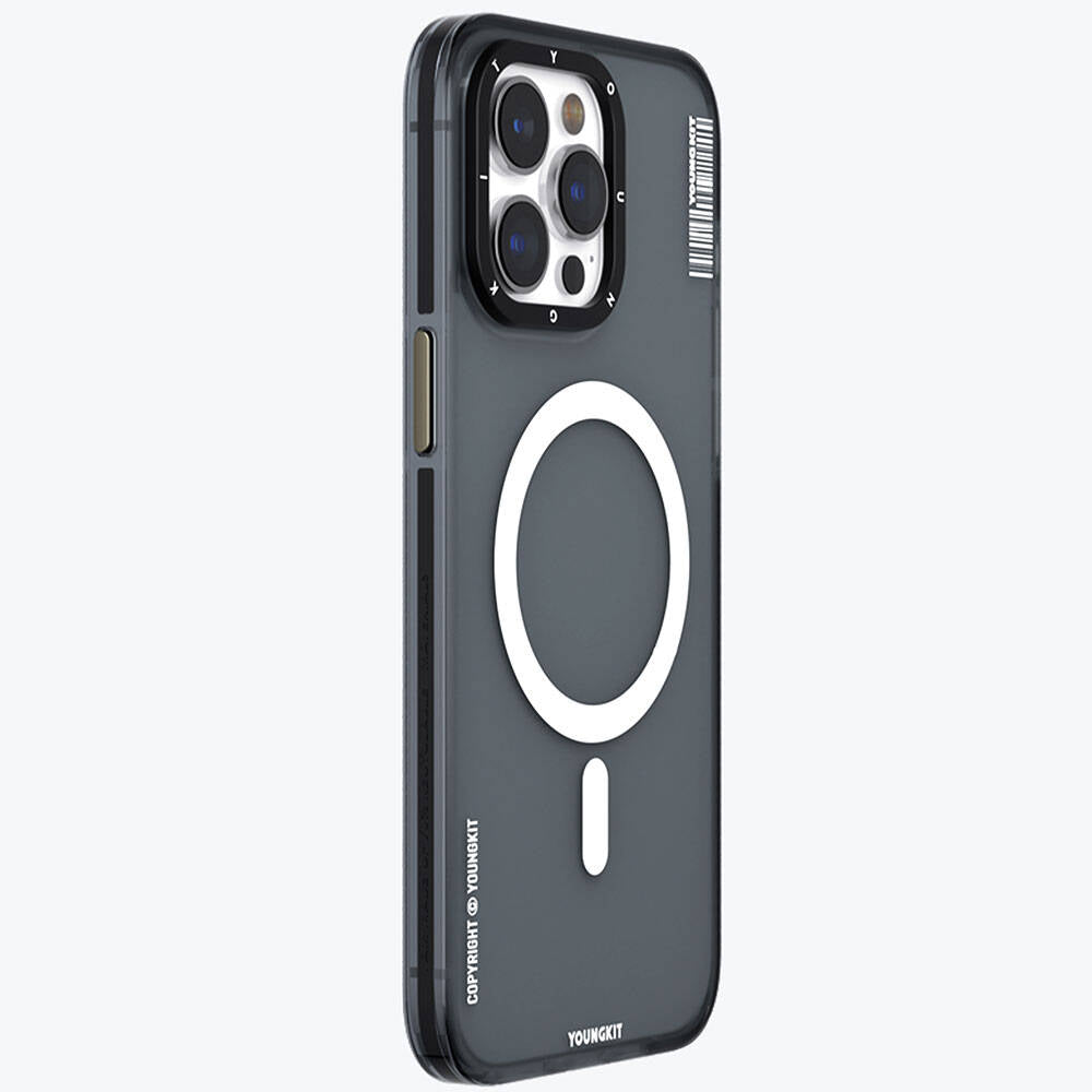 iPhone 15 Pro Max Kılıf M-safe Şarj Özellikli Youngkit Jiansha Serisi Kapak