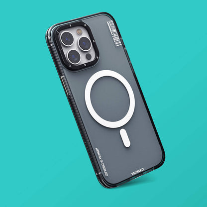iPhone 15 Pro Max Kılıf M-safe Şarj Özellikli Youngkit Jiansha Serisi Kapak