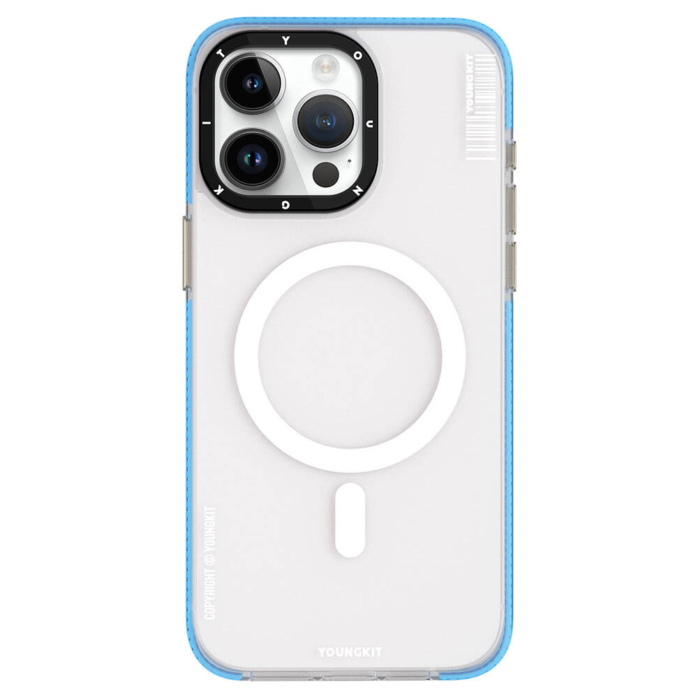iPhone 15 Pro Max Kılıf M-safe Şarj Özellikli Youngkit Jiansha Serisi Kapak