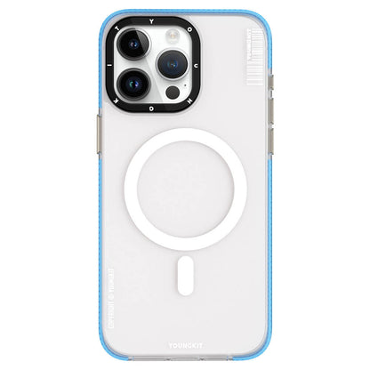 iPhone 15 Pro Max Kılıf M-safe Şarj Özellikli Youngkit Jiansha Serisi Kapak