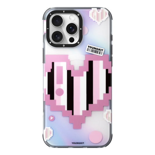 iPhone 15 Pro Max Kılıf M-safe Şarj Özellikli Youngkit Love Serisi Kapak