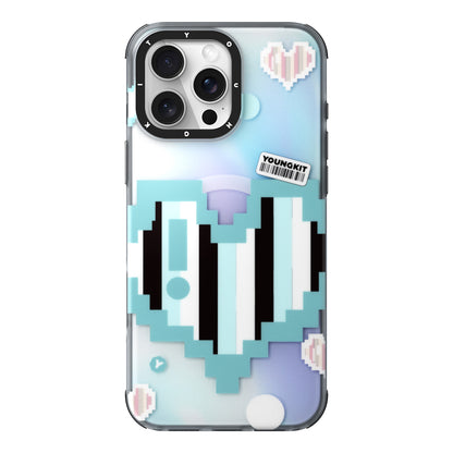 iPhone 15 Pro Max Kılıf M-safe Şarj Özellikli Youngkit Love Serisi Kapak