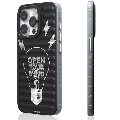 iPhone 15 Pro Max Kılıf M-safe Şarj Özellikli Youngkit Open Mind Serisi Kapak