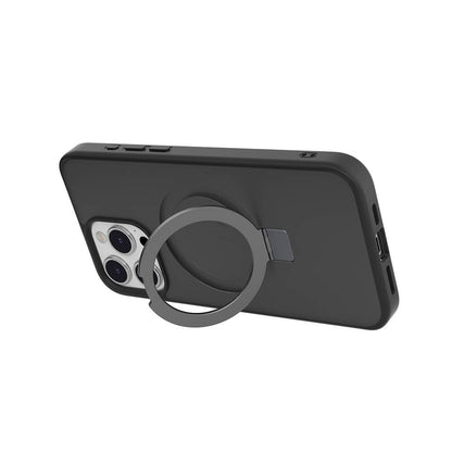 iPhone 15 Pro Max Kılıf M-safe Şarj Özellikli Yüzük Standlı Lisanslı Switcheasy Magstand-M Kapak