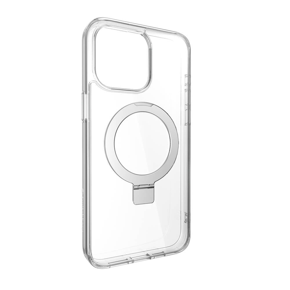 iPhone 15 Pro Max Kılıf M-safe Şarj Özellikli Yüzük Standlı Lisanslı Switcheasy Magstand-M Kapak