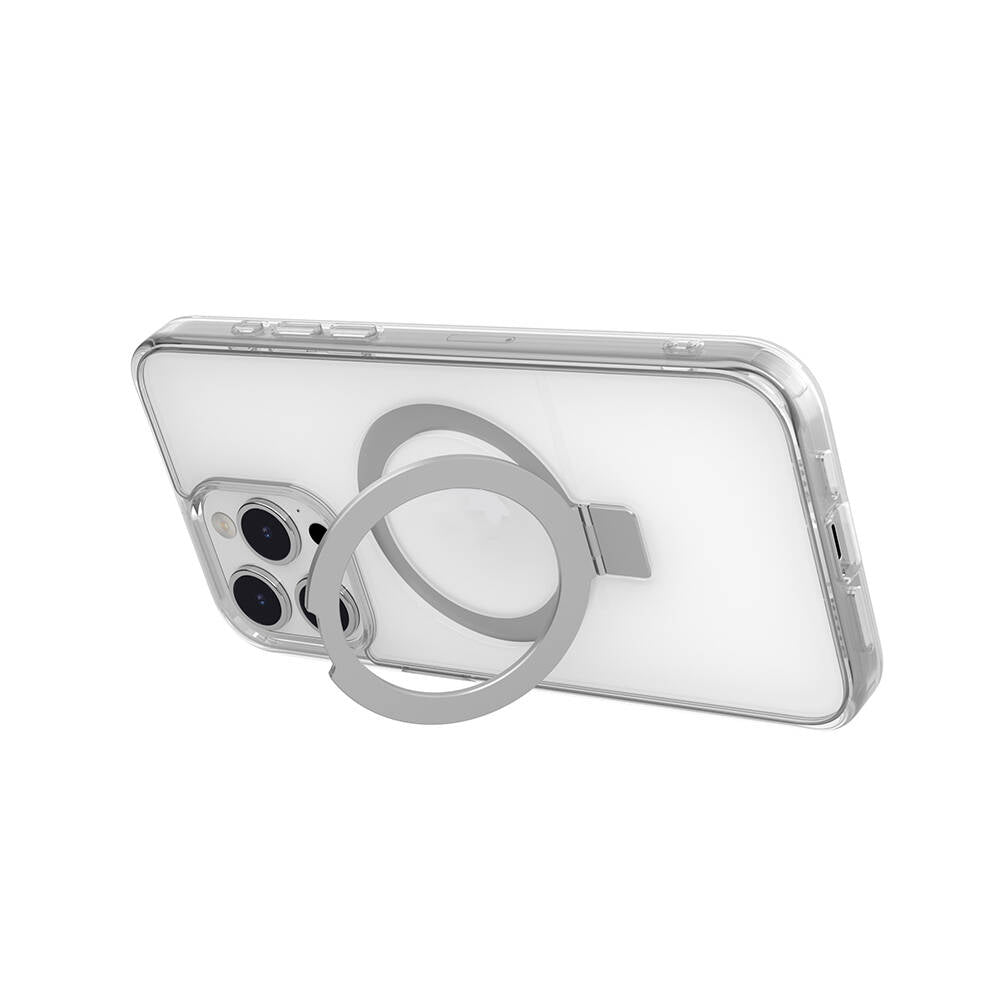 iPhone 15 Pro Max Kılıf M-safe Şarj Özellikli Yüzük Standlı Lisanslı Switcheasy Magstand-M Kapak