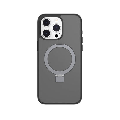 iPhone 15 Pro Max Kılıf M-safe Şarj Özellikli Yüzük Standlı Lisanslı Switcheasy Magstand-M Kapak