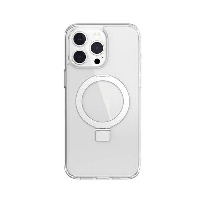 iPhone 15 Pro Max Kılıf M-safe Şarj Özellikli Yüzük Standlı Lisanslı Switcheasy Magstand-M Kapak
