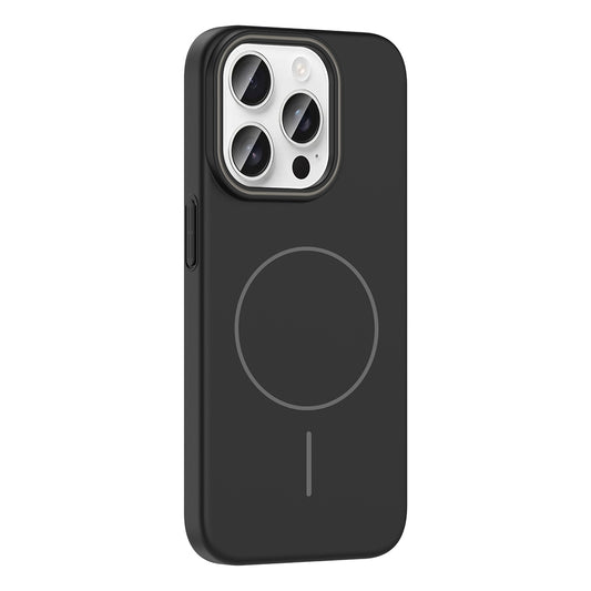 Apple iPhone 15 Pro Max Kılıf M-safe Şarj Özellikli Zore Ruby Sert Kapak