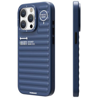 iPhone 15 Pro Max Kılıf Mat Renkli Tasarım YoungKit Original Serisi Kapak