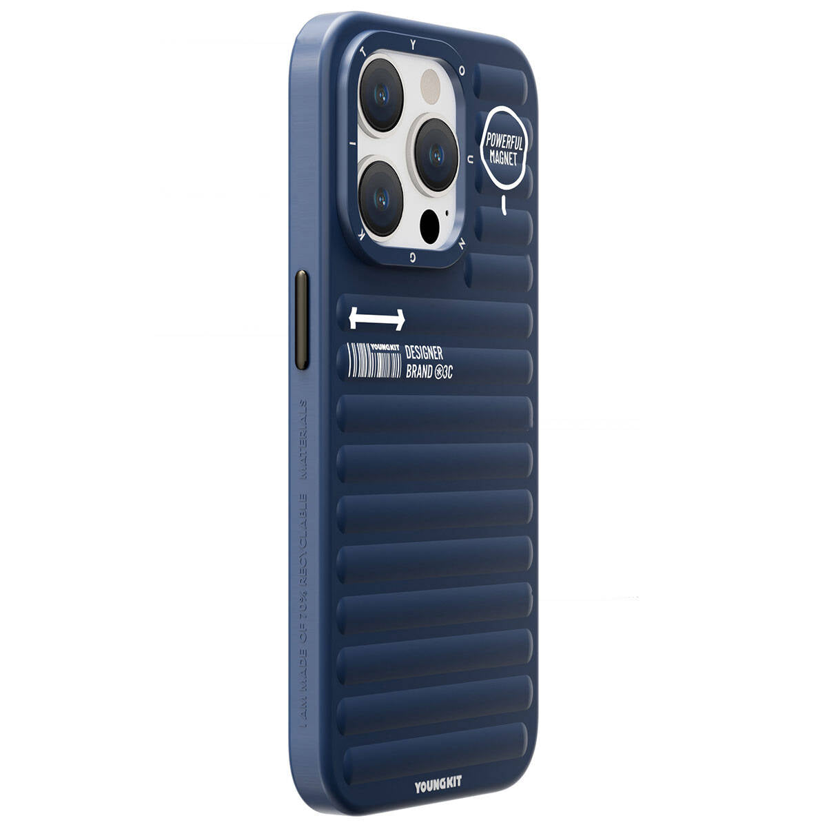 iPhone 15 Pro Max Kılıf Mat Renkli Tasarım YoungKit Original Serisi Kapak