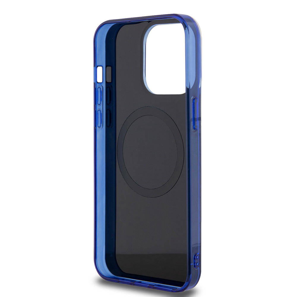 iPhone 15 Pro Max Kılıf Mercedes Benz Orjinal Lisanslı M-safe Şarj Özellikli Çift Katmanlı Mini Yıldız Desenli Kapak