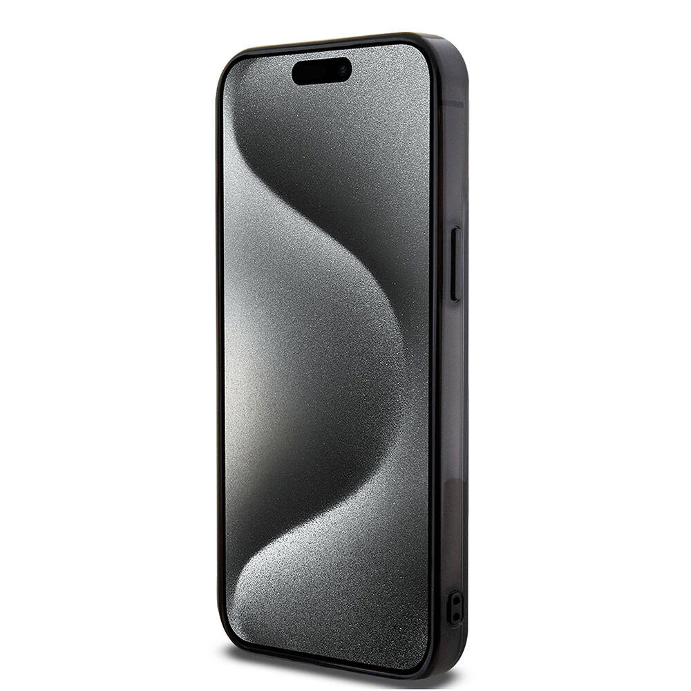 iPhone 15 Pro Max Kılıf Mercedes Benz Orjinal Lisanslı M-safe Şarj Özellikli Çift Katmanlı Paralel Çizgi Desenli Kapak