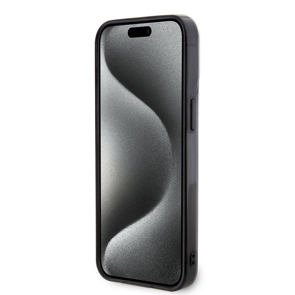 iPhone 15 Pro Max Kılıf Mercedes Benz Orjinal Lisanslı M-safe Şarj Özellikli Çift Katmanlı Paralel Çizgi Desenli Kapak
