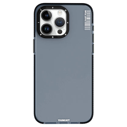 iPhone 15 Pro Max Kılıf Pürüzsüz Düz Arka Yüzey YoungKit Crystal Color Serisi Kapak