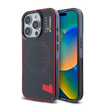 iPhone 15 Pro Max Kılıf Redbull Orjinal Lisanslı M-safe Şarj Özellikli Çift Katmanlı Sert PC Büyük Boy MV Kapak