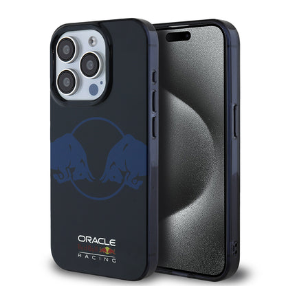 iPhone 15 Pro Max Kılıf Redbull Orjinal Lisanslı M-safe Şarj Özellikli IML Çift Boğa Baskılı Sert PC Kapak
