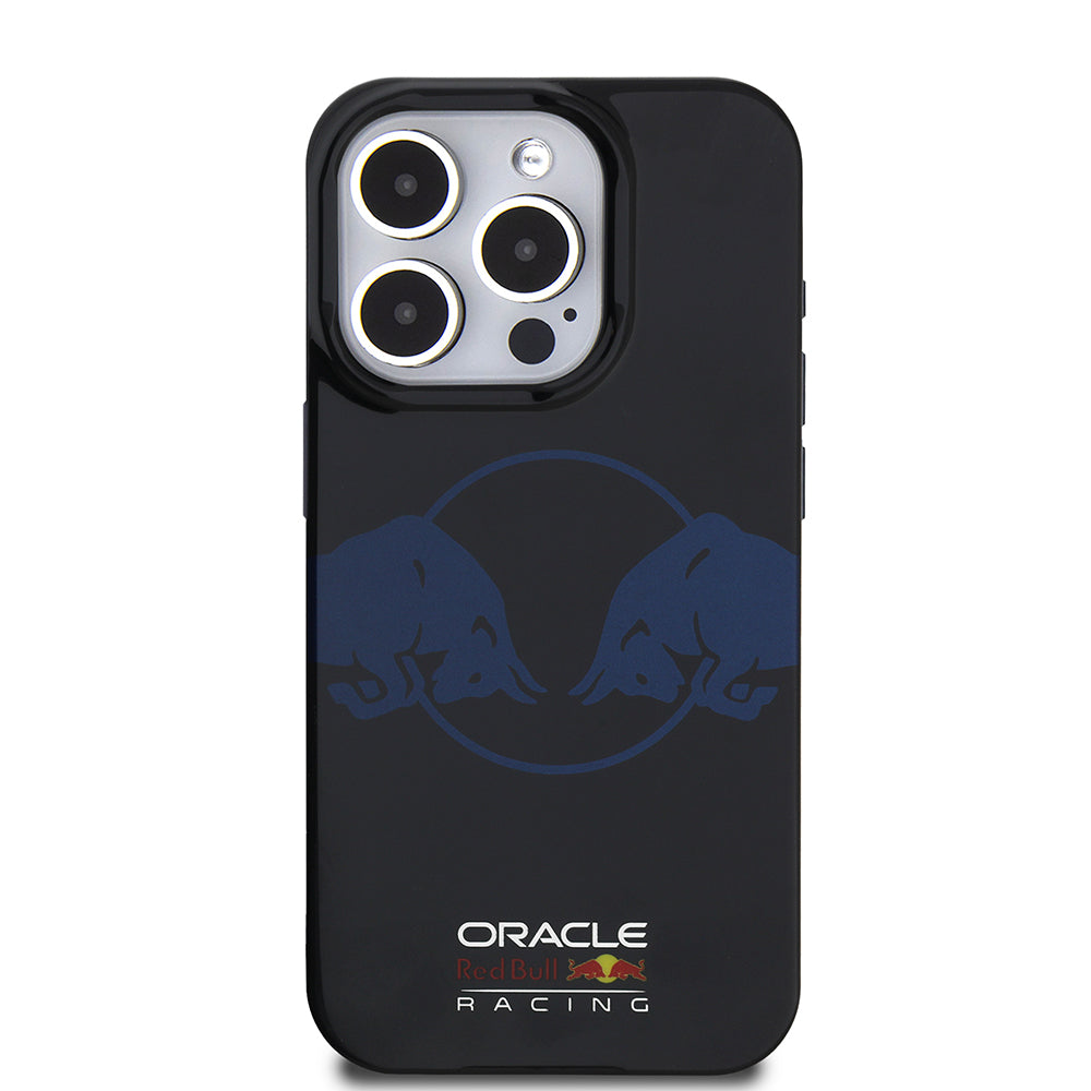 iPhone 15 Pro Max Kılıf Redbull Orjinal Lisanslı M-safe Şarj Özellikli IML Çift Boğa Baskılı Sert PC Kapak