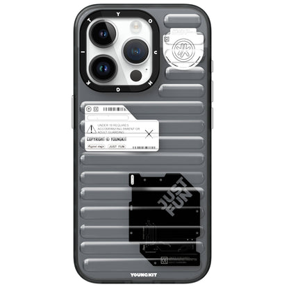 iPhone 15 Pro Max Kılıf Şeffaf Renkli Tasarım YoungKit Fluorite Serisi Kapak