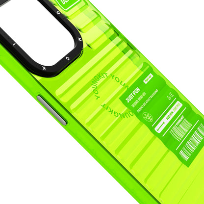 iPhone 15 Pro Max Kılıf Şeffaf Renkli Tasarım YoungKit Fluorite Serisi Kapak