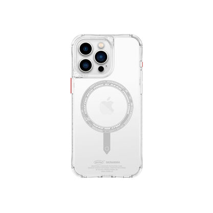 iPhone 15 Pro Max Kılıf SkinArma Şeffaf Airbag Tasarımlı M-safe Şarj Özellikli Saido Kapak