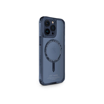 iPhone 15 Pro Max Kılıf SkinArma Şeffaf M-safe Şarj Özellikli Kado Kartlıklı Saido Kapak