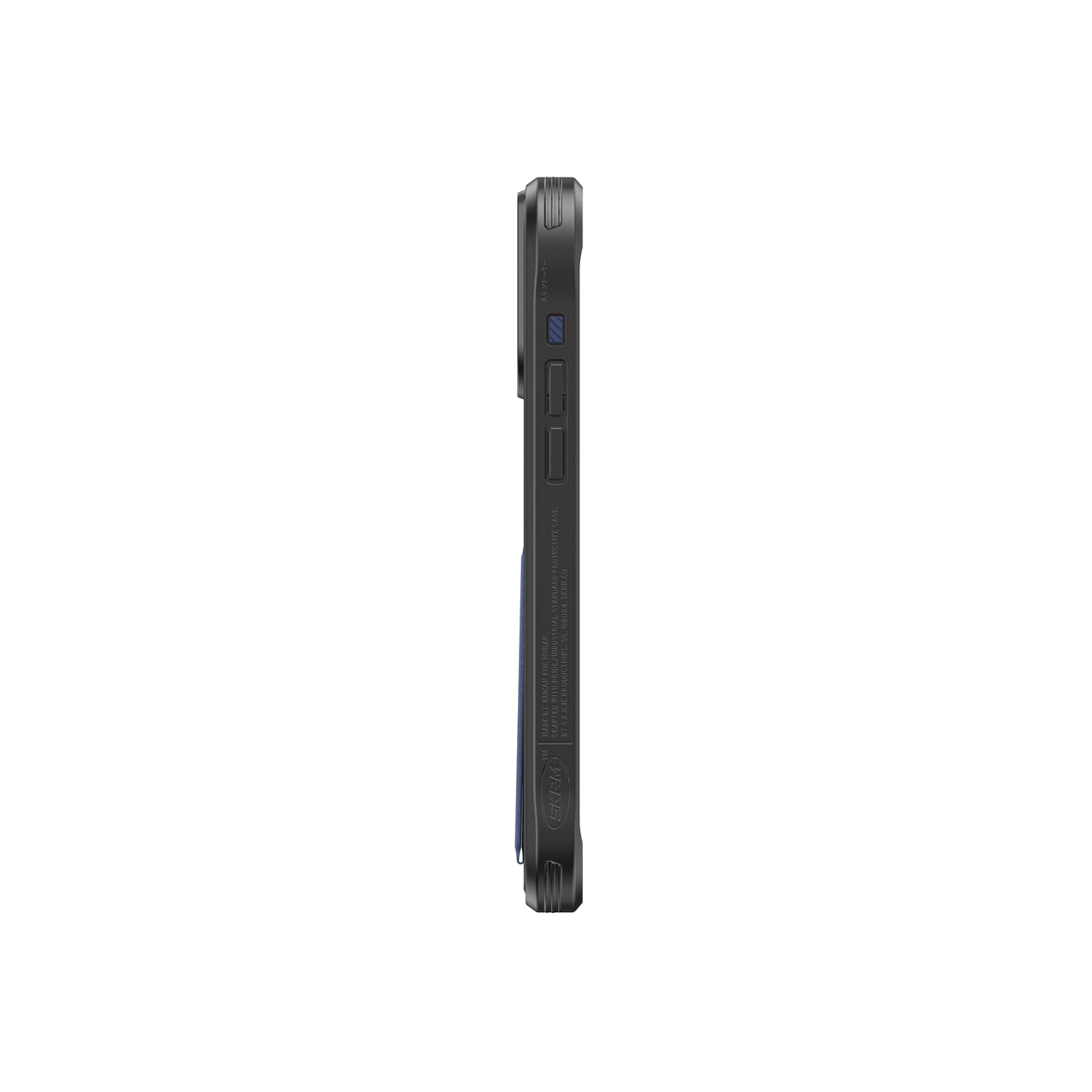 iPhone 15 Pro Max Kılıf SkinArma Standlı Deri Görünümlü Slate Kapak