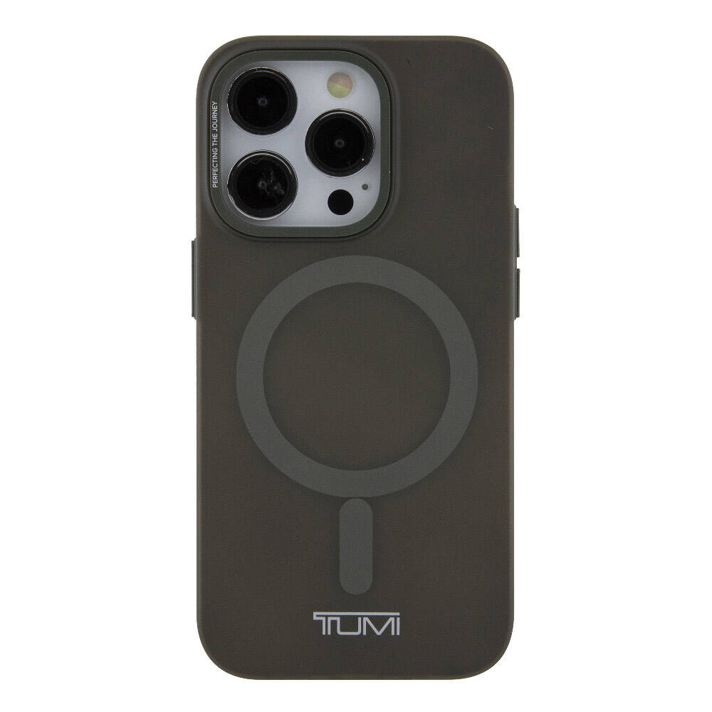 iPhone 15 Pro Max Kılıf TUMI Orjinal Lisanslı M-safe Şarj Özellikli Buzlu Mat Kapak