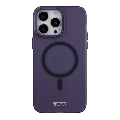 iPhone 15 Pro Max Kılıf TUMI Orjinal Lisanslı M-safe Şarj Özellikli Buzlu Mat Kapak