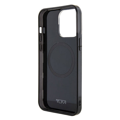 iPhone 15 Pro Max Kılıf TUMI Orjinal Lisanslı M-safe Şarj Özellikli PC TPU Çift Katmanlı Kamuflaj Desenli Kapak