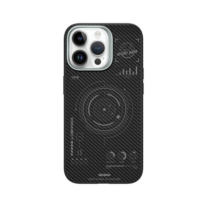 iPhone 15 Pro Max Kılıf Wiwu HHX-016 Karbon Fiber 600D Mars Kevlar Kapak