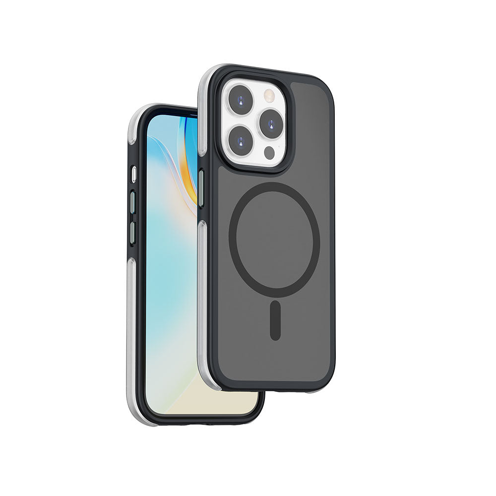iPhone 15 Pro Max Kılıf Wiwu ZKK-012 M-safe Şarj Özellikli Air Cushion Kapak